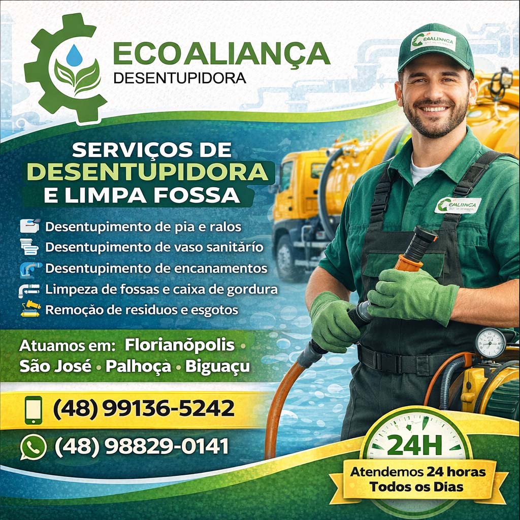 limpa fossa e desentupidora em Florianópolis